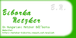 biborka metzker business card